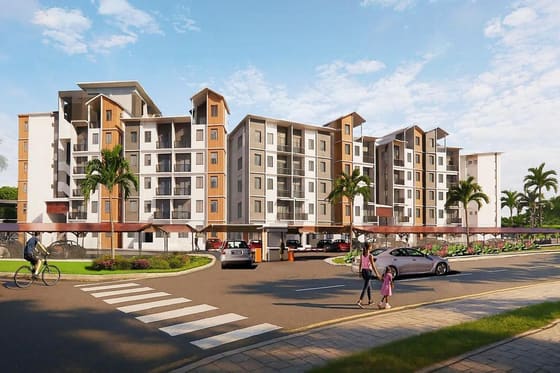 Apartment building at Serai Perdana, Kinarut